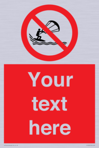 Custom No kite surfing